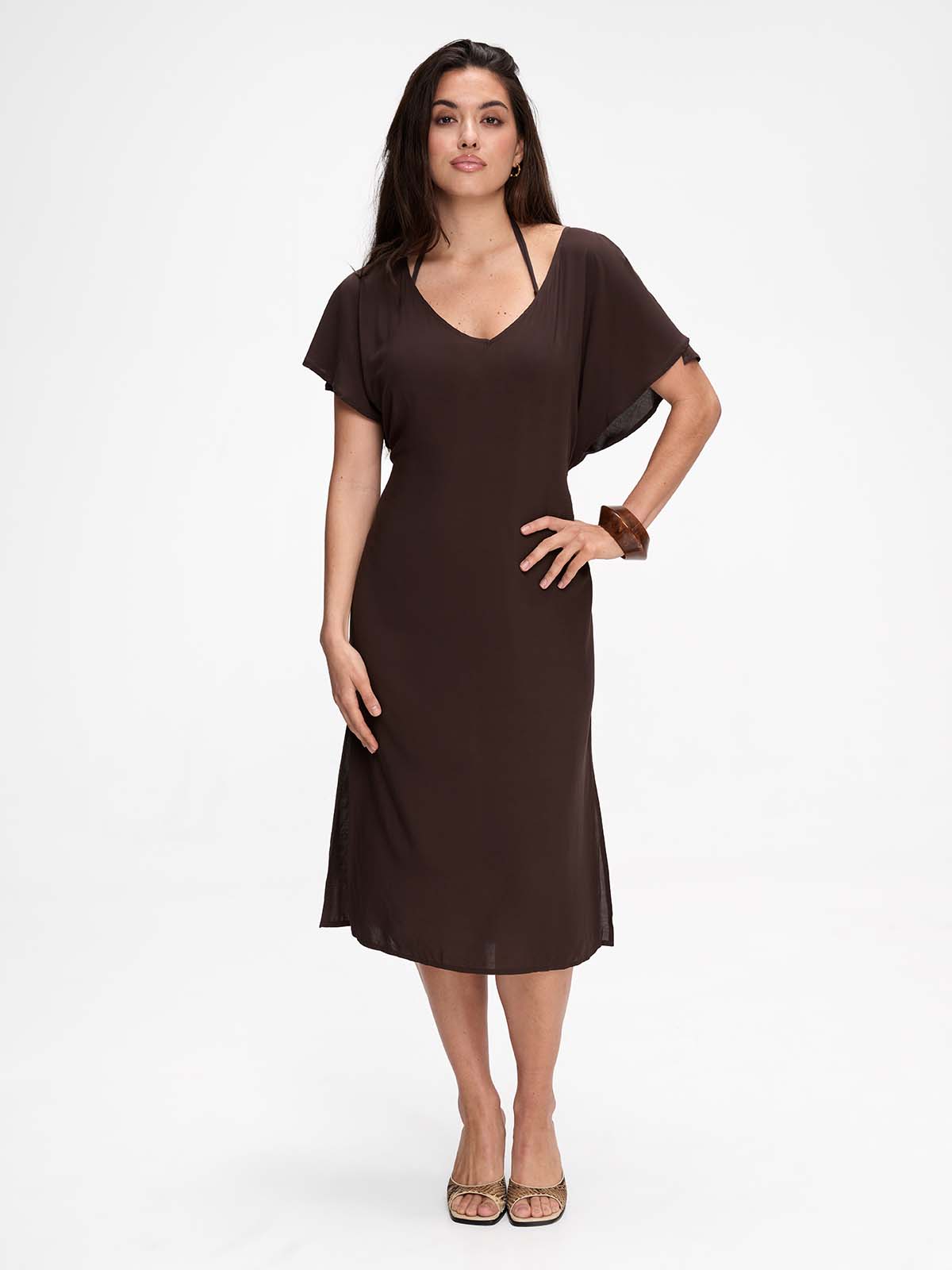 Sonia Dress – Coffee